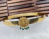 Classic Lakshmi Nakash Hip Belt Antique Gold Temple Vaddanam JH7453