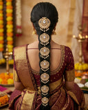 Traditional South Indian Jadai Billai Set of 9 Pcs Hair Pins JH7485