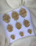 Traditional South Indian Jadai Billai Set of 9 Pcs Hair Pins JH7489