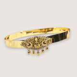 Beautiful Gold Plated Adjustable Temple Hip Belt Kamarband For Kids JH7576