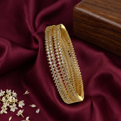 Elegant Premium Quality American Diamond Bangles JH7687