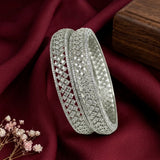 Elegant Premium Quality American Diamond Bangles JH7689