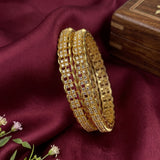 Elegant Premium Quality American Diamond Bangles JH7691