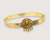 Classic Lakshmi Nakash Hip Belt Antique Gold Temple Vaddanam JH7749