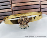 Classic Lakshmi Nakash Hip Belt Antique Gold Temple Vaddanam JH7755
