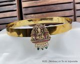 Classic Lakshmi Nakash Hip Belt Antique Gold Temple Vaddanam JH7756
