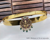 Classic Lakshmi Nakash Hip Belt Antique Gold Temple Vaddanam JH7757