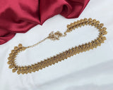 Elegant Gold Plated Kemps Stone Traditional South Indian Waist Hip Chain JH7763