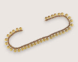Elegant Gold Plated Kemps Stone Traditional South Indian Waist Hip Chain JH7767