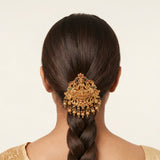Traditional Antique Gold Finish Single Jadai Billai Hair Accessory JH7785