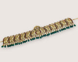 Royal Temple Design Ottiyanam In  Antique Finish Hip Chain JH7791