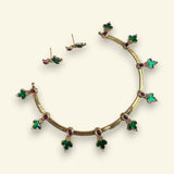 Elegant Gold Finish Traditional Kerala Palakka Necklace JH7815