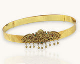 Classic Lakshmi Nakash Hip Belt Antique Gold Temple Vaddanam JH7869