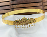 Classic Lakshmi Nakash Hip Belt Antique Gold Temple Vaddanam JH7869