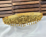 Divine Lakshmi Temple Hip Belt Antique Gold Bridal Vaddanam JH7872