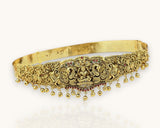 Divine Lakshmi Temple Hip Belt Antique Gold Bridal Vaddanam JH7874