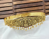 Divine Lakshmi Temple Hip Belt Antique Gold Bridal Vaddanam JH7874