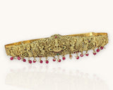 Divine Lakshmi Temple Hip Belt Antique Gold Bridal Vaddanam JH7875