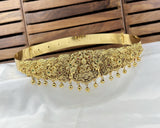 Divine Lakshmi Temple Hip Belt Antique Gold Bridal Vaddanam JH7877