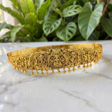 Divine Lakshmi Temple Hip Belt Antique Gold Bridal Vaddanam JH7879
