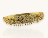Divine Lakshmi Temple Hip Belt Antique Gold Bridal Vaddanam JH7879