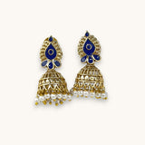 Blooming Lotus Pearl Jhumka Earrings JH7883