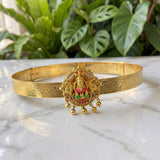 Classic Lakshmi Nakash Hip Belt Antique Gold Temple Vaddanam JH7919