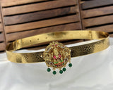 Classic Lakshmi Nakash Hip Belt Antique Gold Temple Vaddanam JH7919