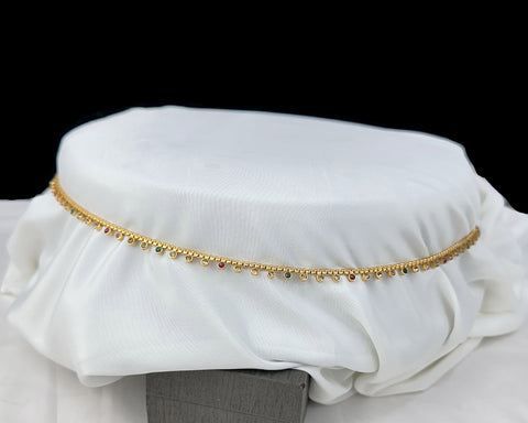 Elegant Antique Gold Finish Traditional Hip Chain JH7956