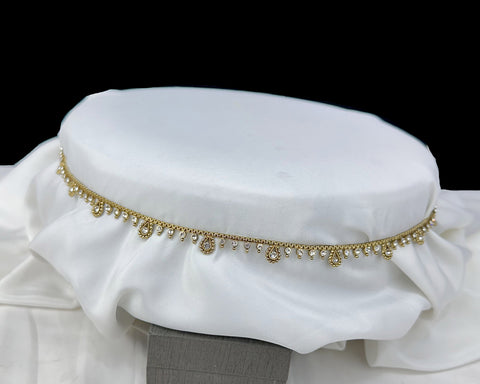 Elegant Antique Gold Finish Traditional Hip Chain JH7960