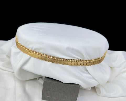 Elegant Antique Gold Finish Traditional Hip Chain JH7961