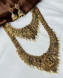 Traditional Antique Gold Temple Combo Set JH8048