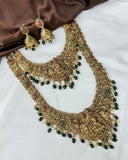 Traditional Antique Gold Temple Combo Set JH8048