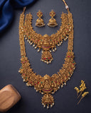 Traditional Antique Gold Temple Combo Set JH8051