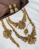 Antique Traditional Temple Semi Bridal Jewellery Set JH8058