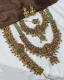 Antique Traditional Temple Semi Bridal Jewellery Set JH8061
