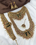 Antique Traditional Temple Semi Bridal Jewellery Set JH8065