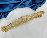 Antique Gold Plated Hip Chain for Women Traditional Waist Chain JH8163