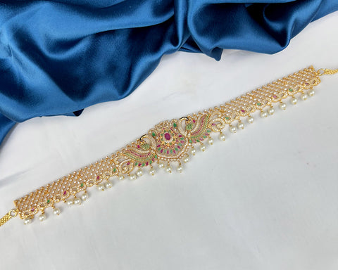 Antique Gold Plated Hip Chain for Women Traditional Waist Chain JH8164