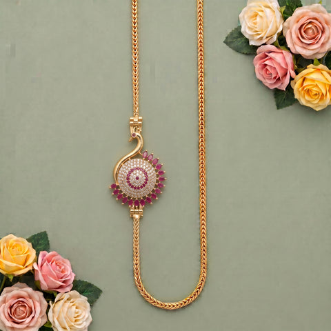 Pearl Accent MOP Chain with Micro Plated Shine JH8253