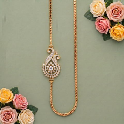 Pearl Accent MOP Chain with Micro Plated Shine JH8255