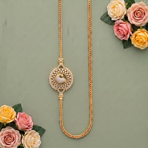 Pearl Accent MOP Chain with Micro Plated Shine JH8263