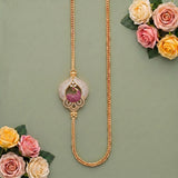 Pearl Accent MOP Chain with Micro Plated Shine JH8267
