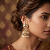 Heritage Sparkle Antique Designer Earrings JH8269