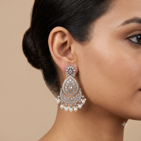 Heritage Sparkle Antique Designer Earrings JH8288