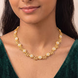 Trendy Crystal Necklace for Teenage Girls JH8340