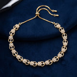 Trendy Crystal Necklace for Teenage Girls JH8341