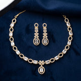 Trendy Crystal Necklace for Teenage Girls JH8343