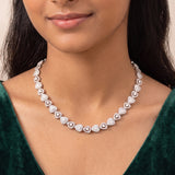 Trendy Crystal Necklace for Teenage Girls JH8344