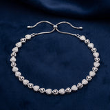 Trendy Crystal Necklace for Teenage Girls JH8344